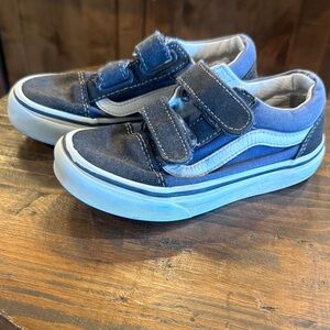 Kids Blue Velcro Sneakers